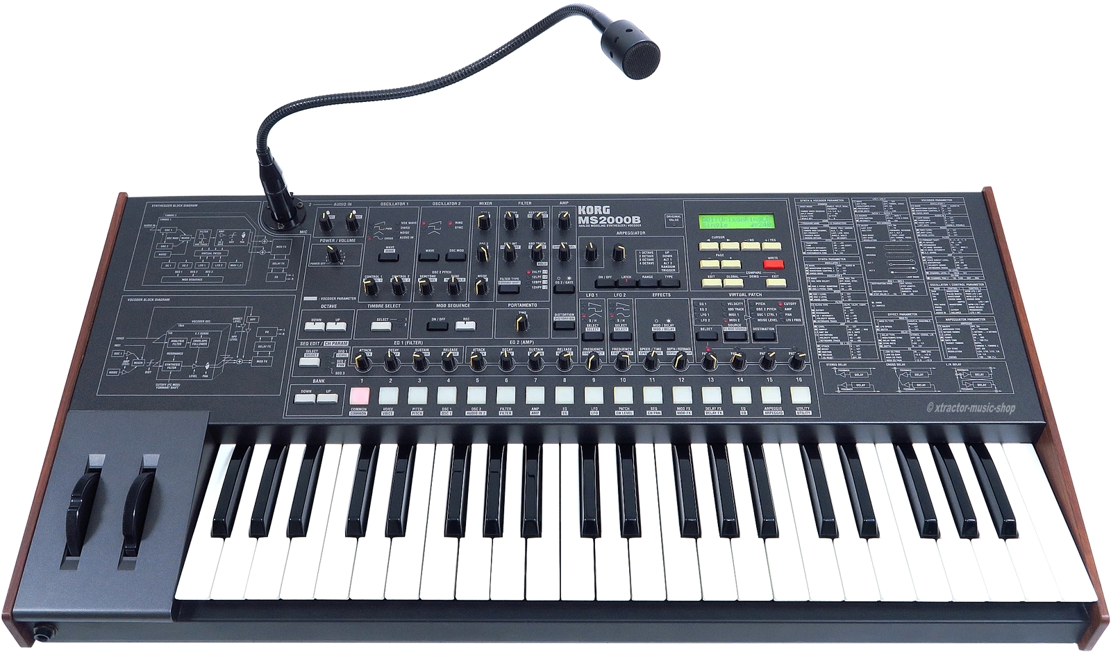 KORG MS 2000B MS2000B MS-2000 B Analog Modeling Synthesizer BLACK ...