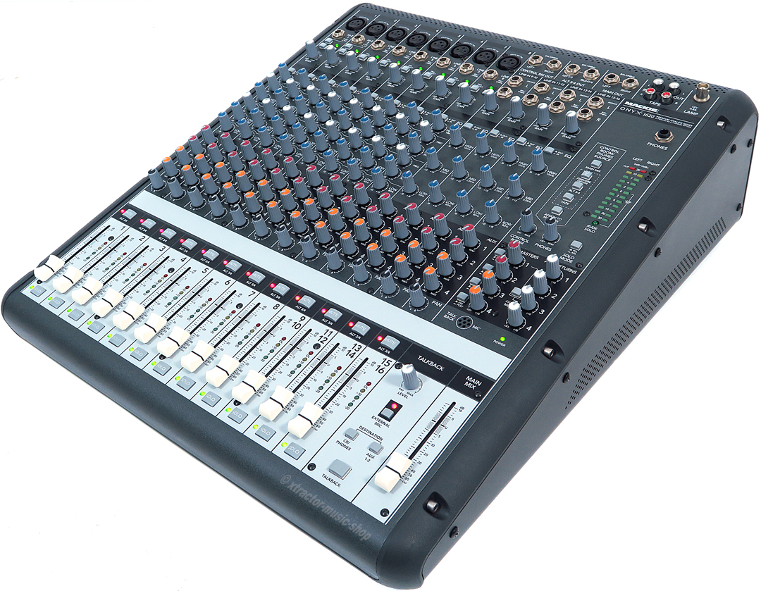 Mackie Onyx 1620 Onyx 1620 16 Channel Mixing Desk Mixer/OVP + rechng