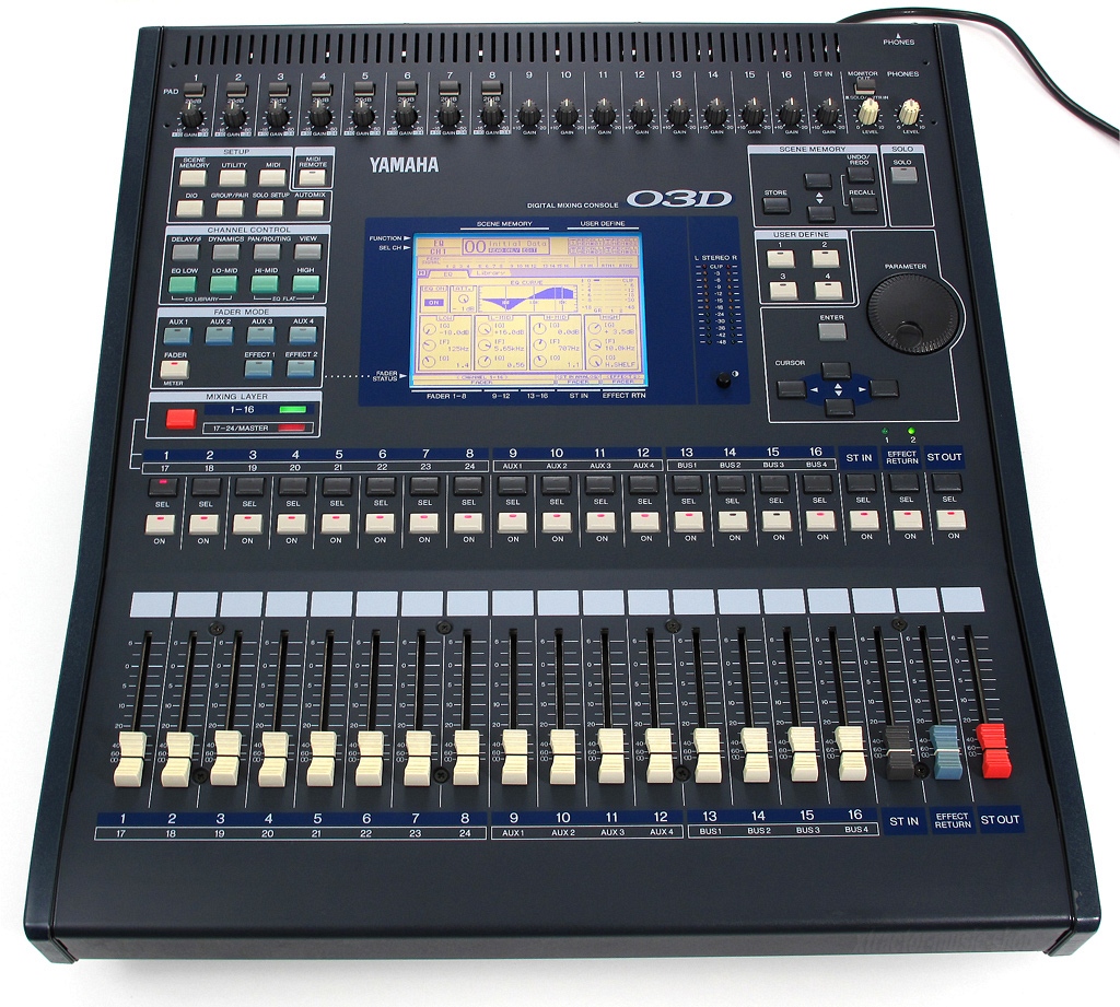 YAMAHA 03D DIGITAL MISCHPULT 03 D 02R / Digitalmischpult / Mixer + 1J 